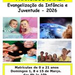 Evangelização da Inância e juventude 2026